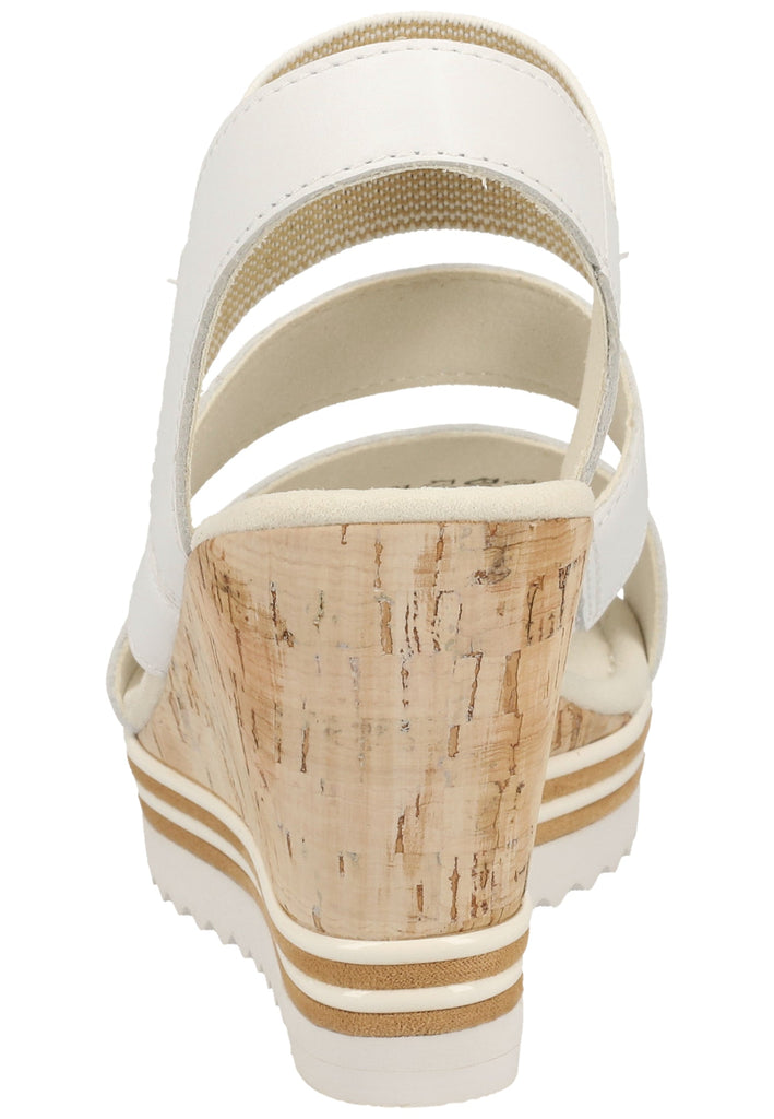 Gabor Sandalen Leder/Textil Weiß - surf4shoes