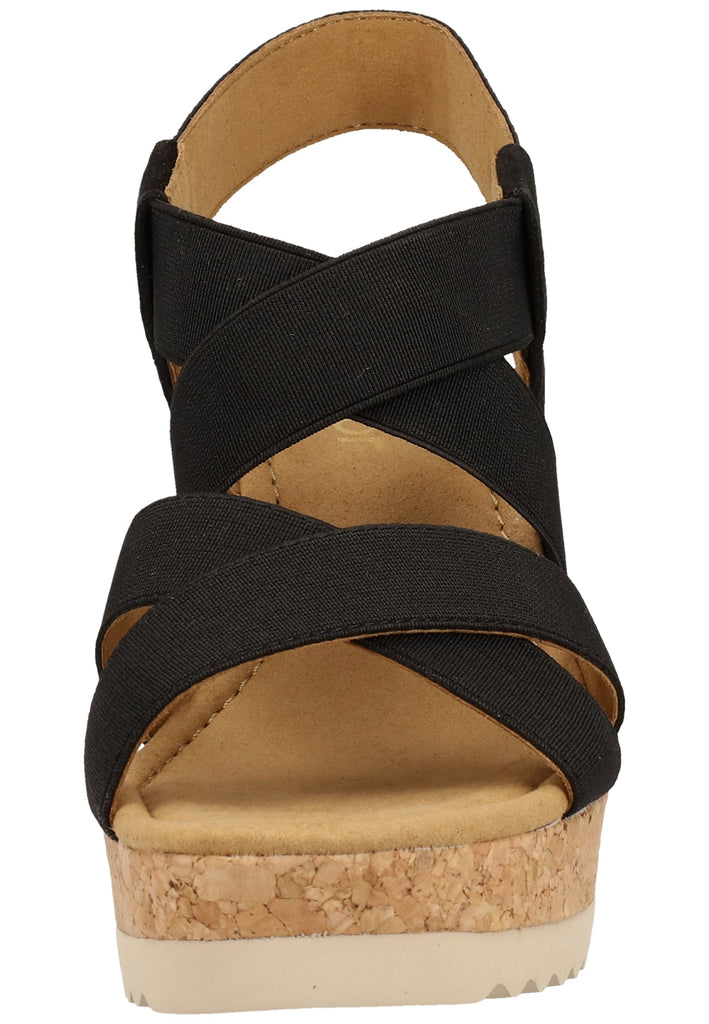 Gabor Sandalen Leder/Textil Schwarz - surf4shoes