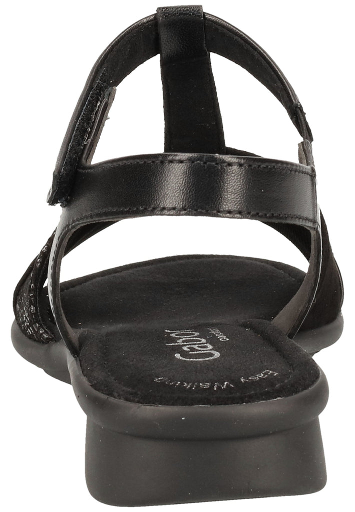 Gabor Sandalen Leder Schwarz - surf4shoes