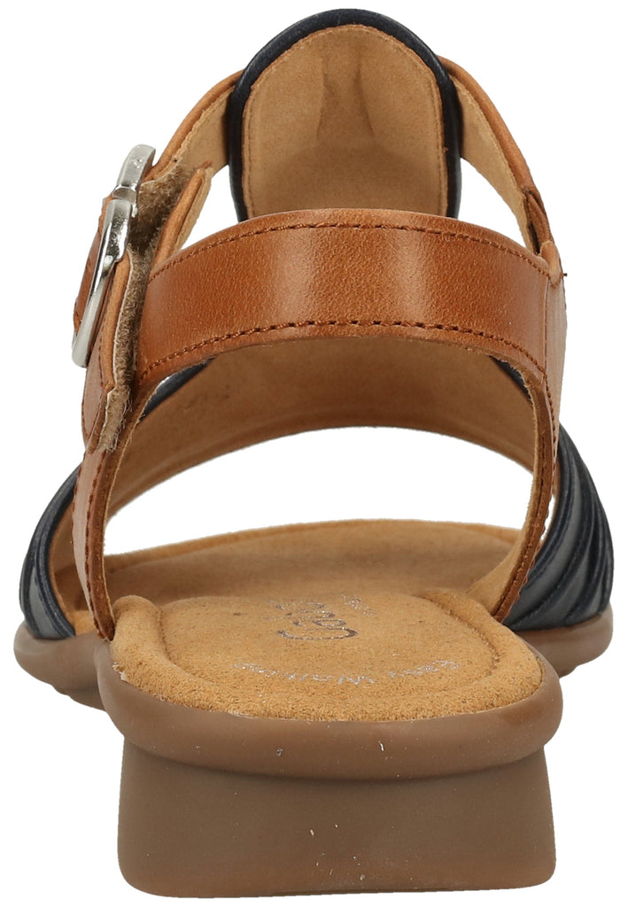 Gabor Sandalen Leder Dunkelblau - surf4shoes