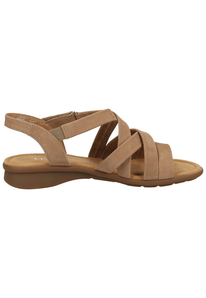 Gabor Sandalen Leder Beige - surf4shoes