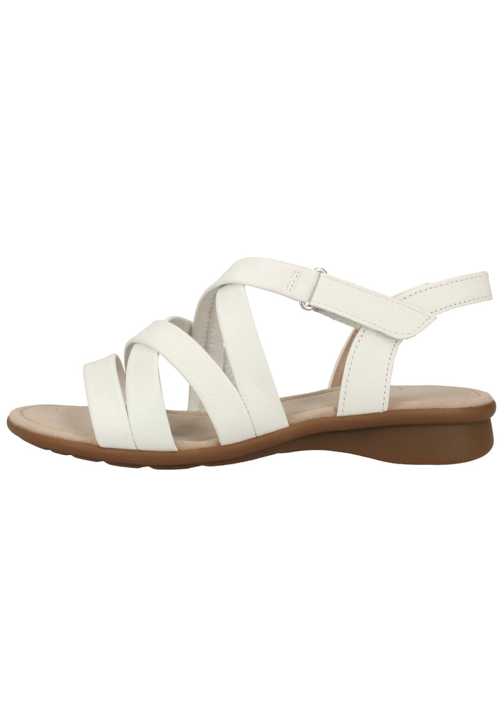 Gabor Sandalen Leder Weiß - surf4shoes