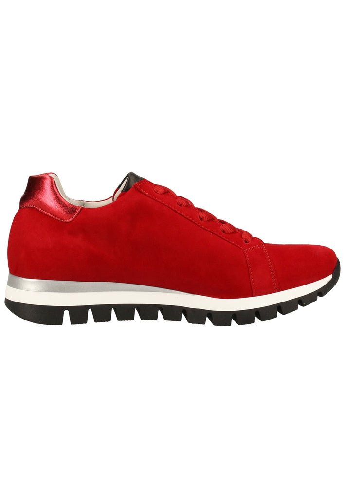 Gabor Sneaker Veloursleder Rubinrot - surf4shoes