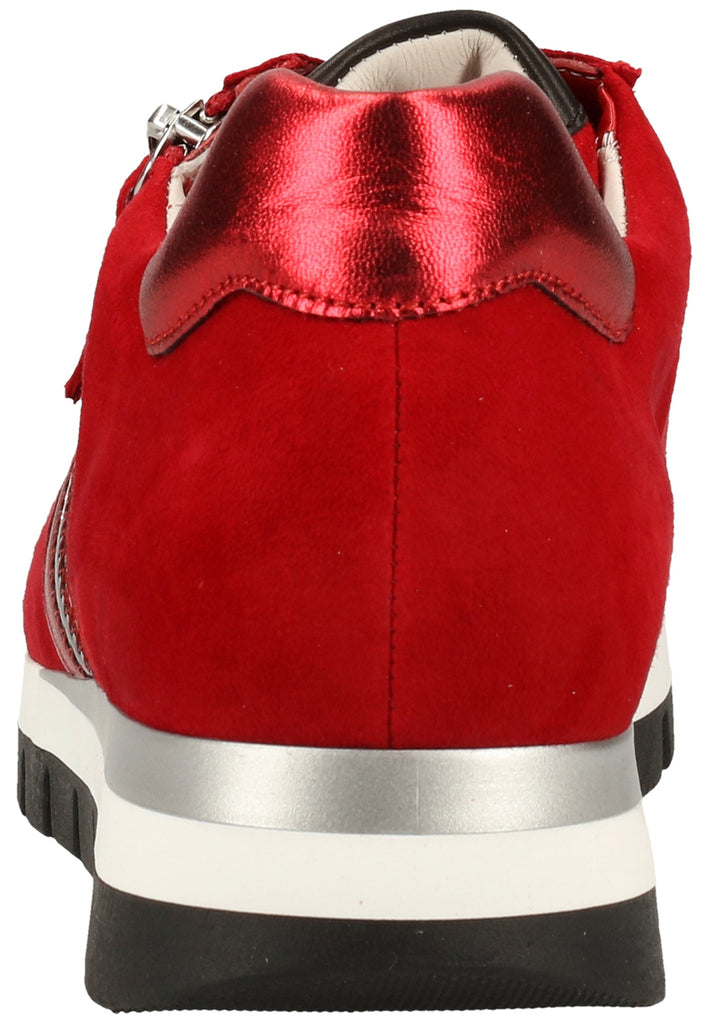 Gabor Sneaker Veloursleder Rubinrot - surf4shoes