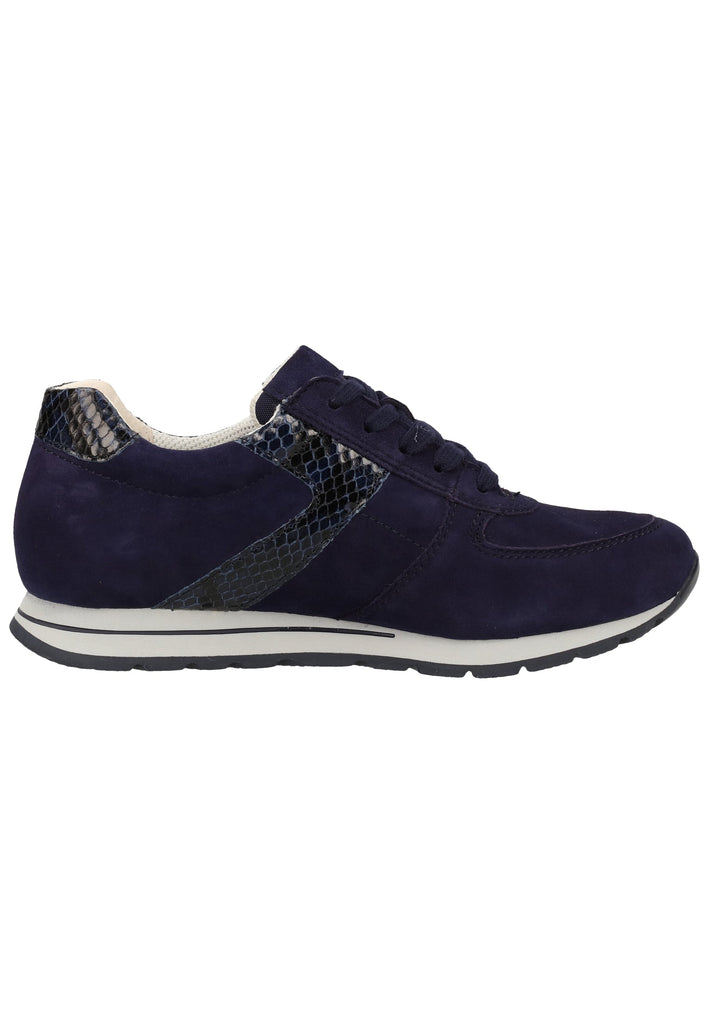 Gabor Sneaker Glattleder Blau - surf4shoes