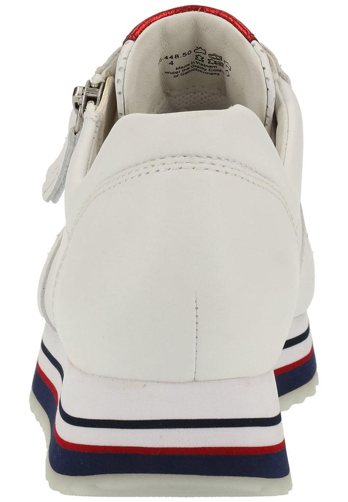 Gabor Sneaker Glattleder Weiß - surf4shoes