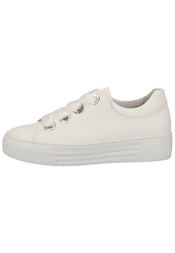 Gabor Sneaker Glattleder Weiß - surf4shoes