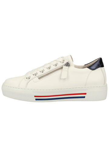 Gabor Sneaker Glattleder Weiß - surf4shoes