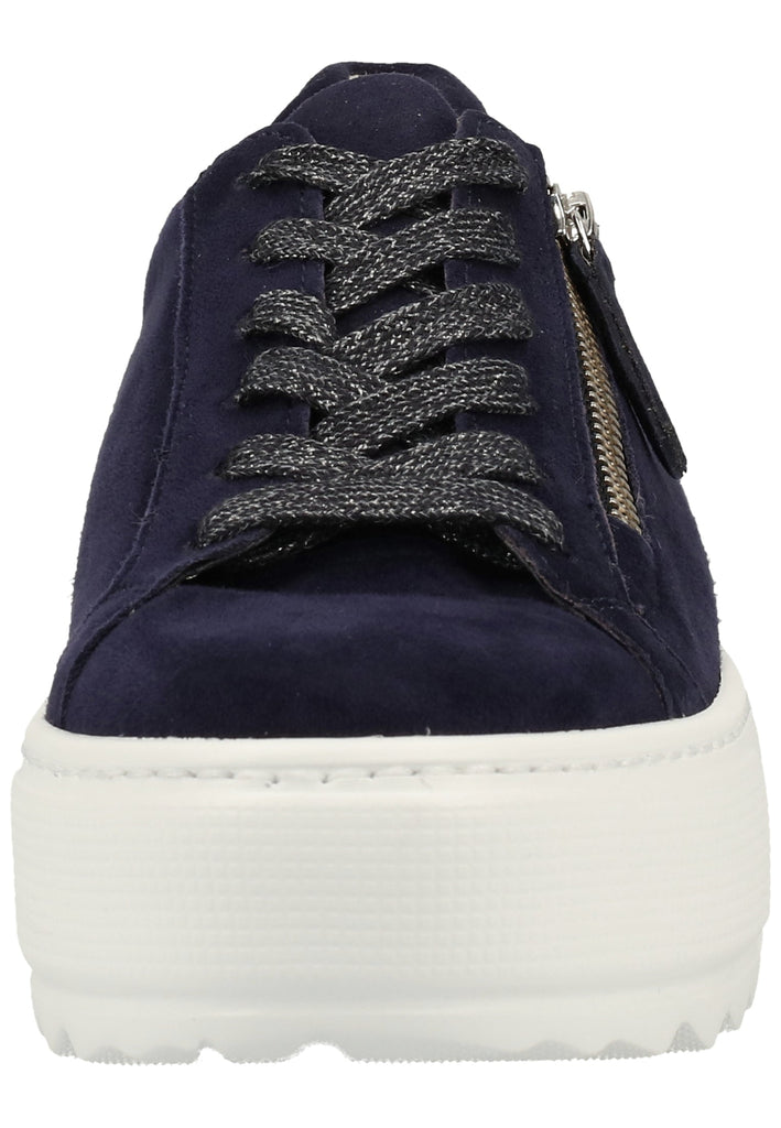 Gabor Sneaker Samt Blau - surf4shoes