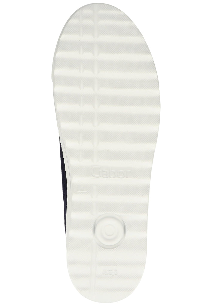 Gabor Sneaker Samt Blau - surf4shoes