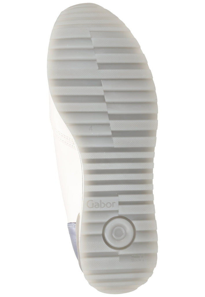Gabor Sneaker Glattleder Weiß - surf4shoes