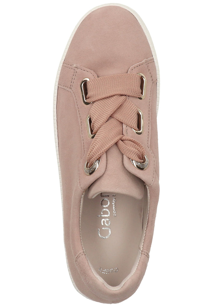 Gabor Sneaker Veloursleder Rosa - surf4shoes