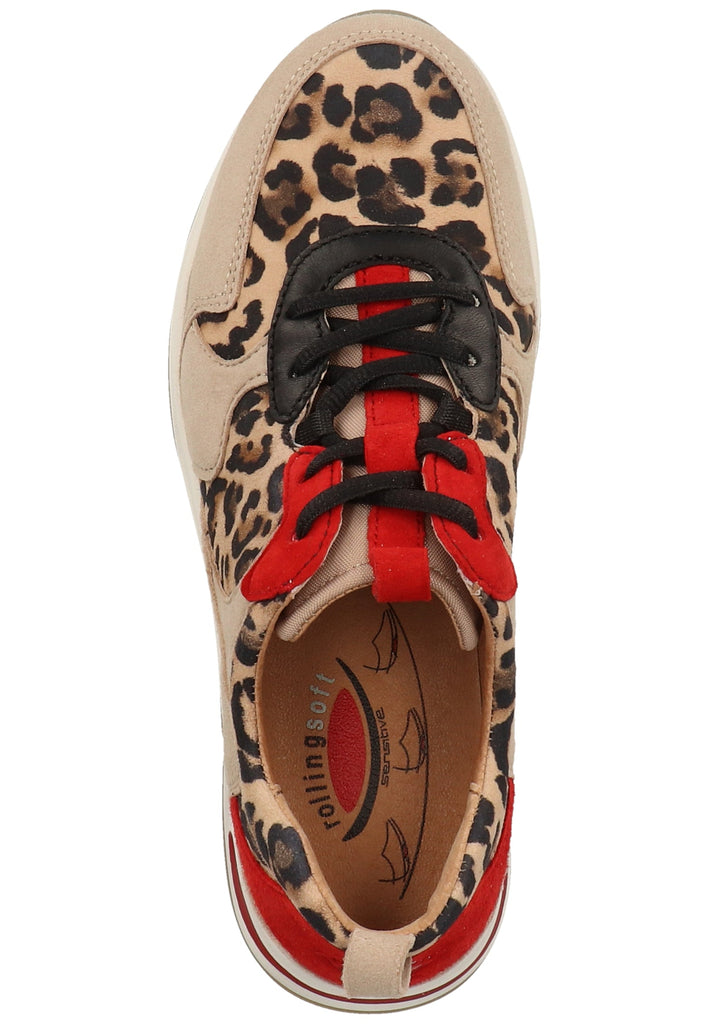 Gabor Sneaker Leder/Textil Natur - surf4shoes