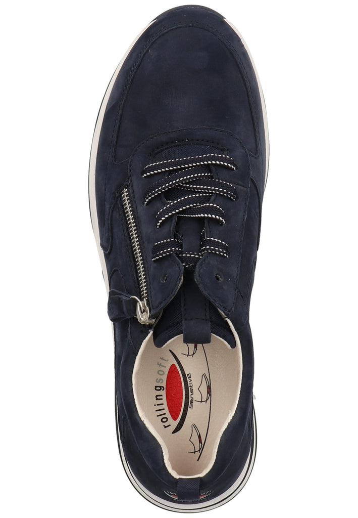 Gabor Sneaker Nubukleder Blue - surf4shoes