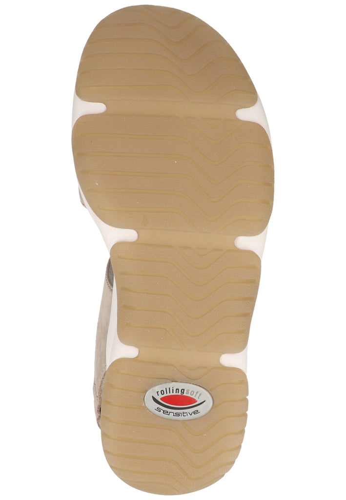 Gabor Sandalen Nubukleder Leinen - surf4shoes