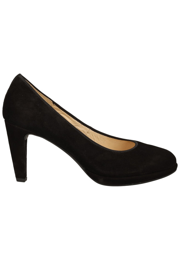 Gabor Pumps Leder Schwarz - surf4shoes