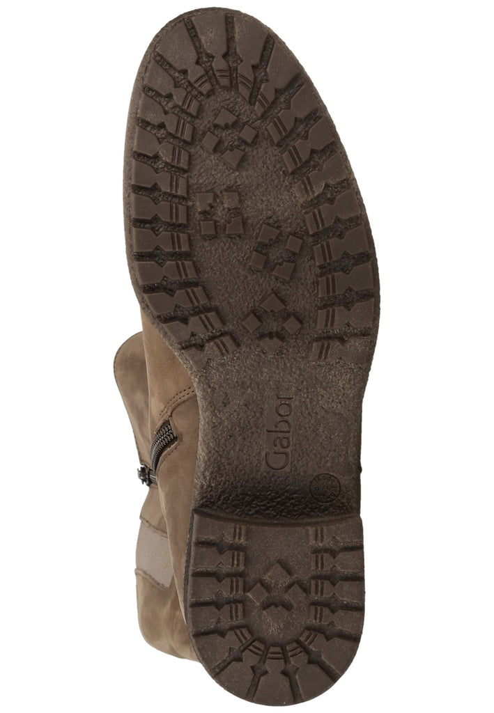 Gabor Stiefel Leder/Textil Schwarz - surf4shoes