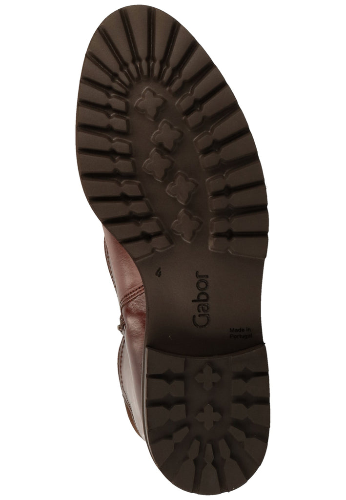 Gabor Stiefel Glattleder Dunkelbraun - surf4shoes