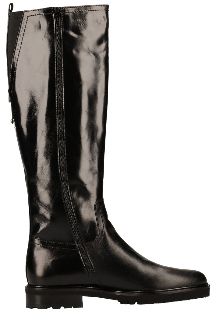 Gabor Stiefel Glattleder Schwarz - surf4shoes