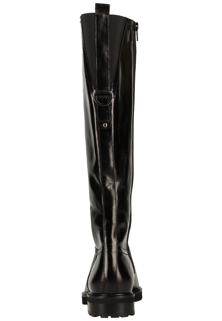 Gabor Stiefel Glattleder Schwarz - surf4shoes