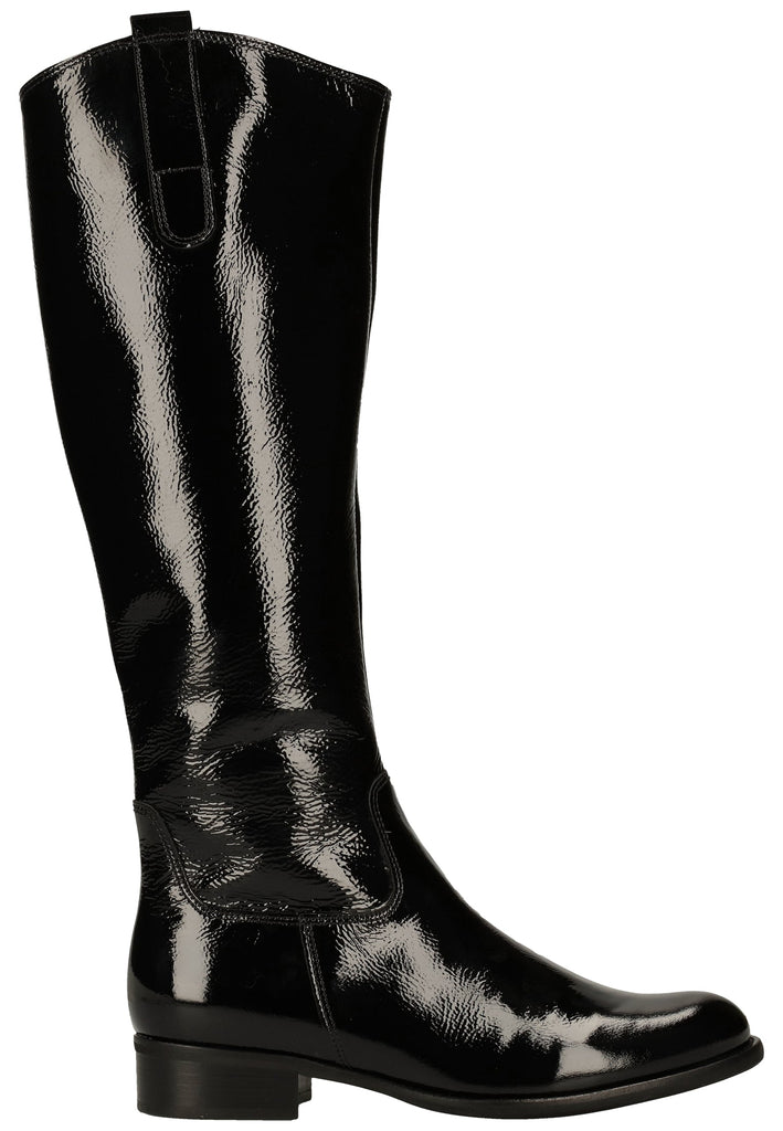 Gabor Stiefel Leder Schwarz - surf4shoes