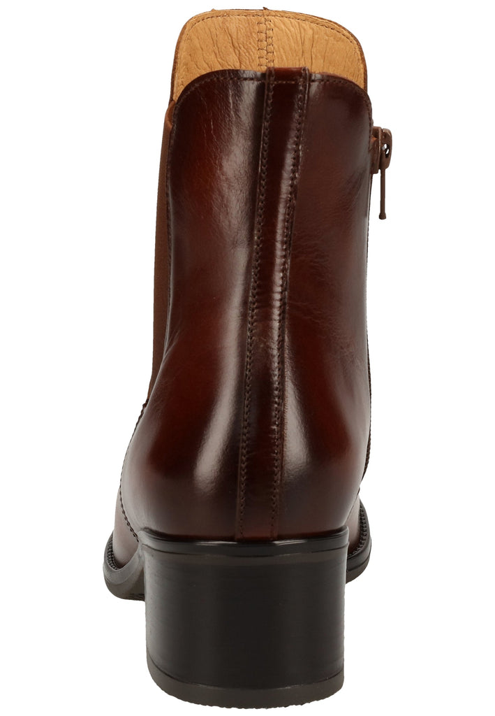 Gabor Stiefelette Leder/Textil Dunkelbraun - surf4shoes