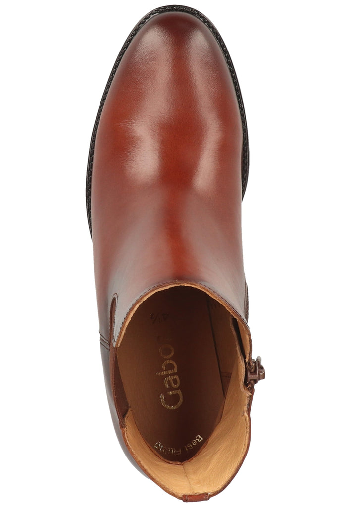 Gabor Stiefelette Leder/Textil Dunkelbraun - surf4shoes