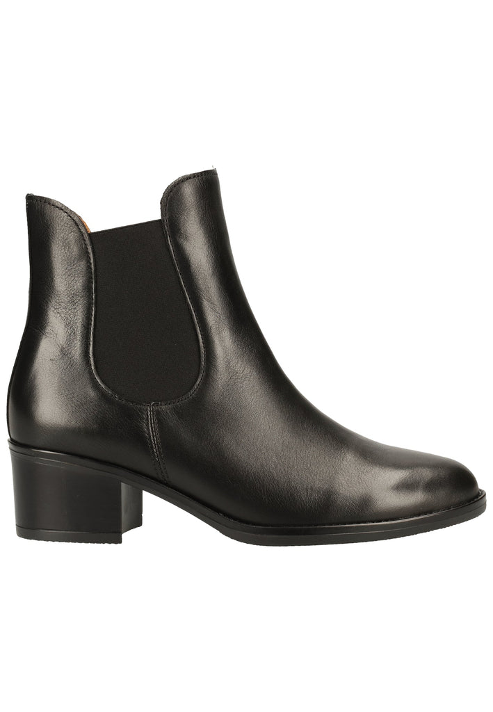 Gabor Stiefelette Leder/Textil Schwarz - surf4shoes