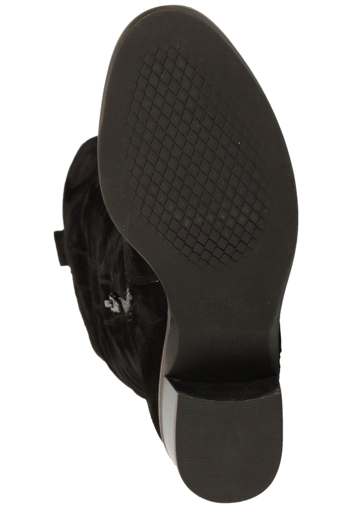 Gabor Stiefel Leder Schwarz - surf4shoes
