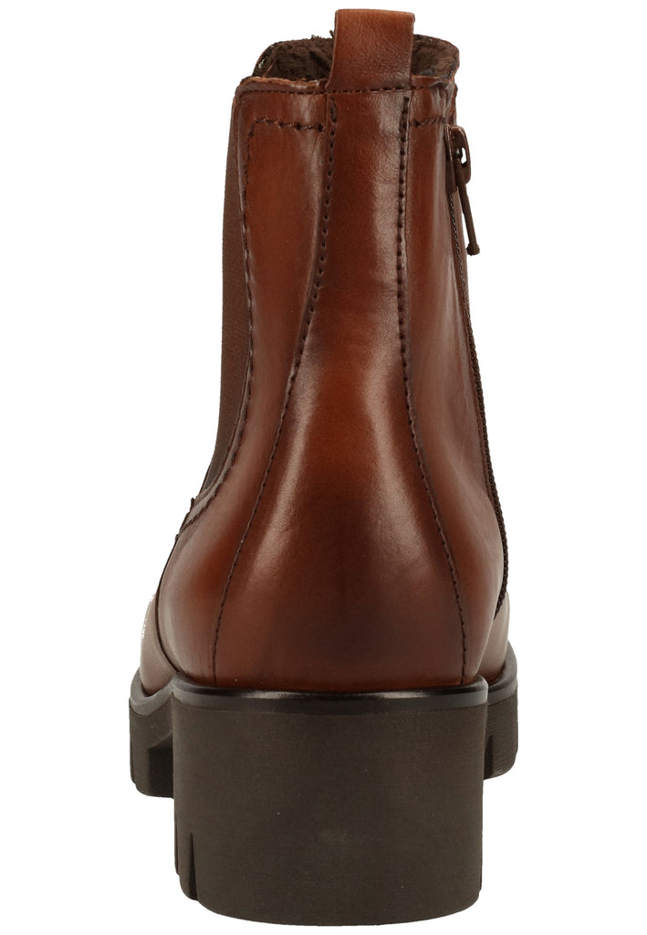 Gabor Stiefelette Leder/Textil Dunkelbraun - surf4shoes