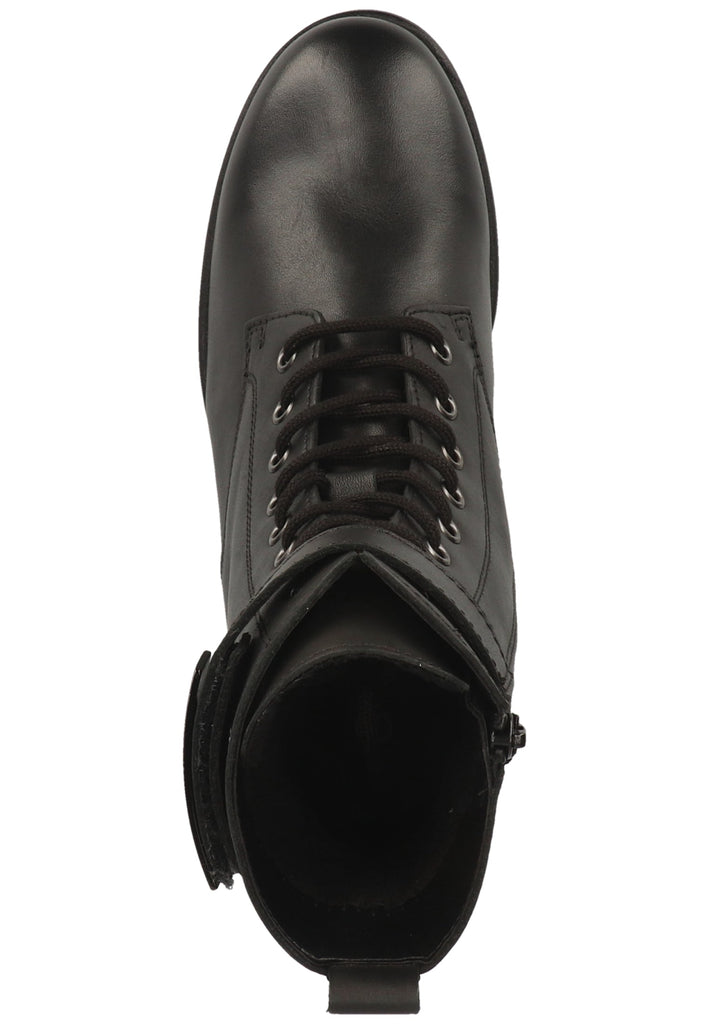 Gabor Stiefelette Glattleder Schwarz - surf4shoes