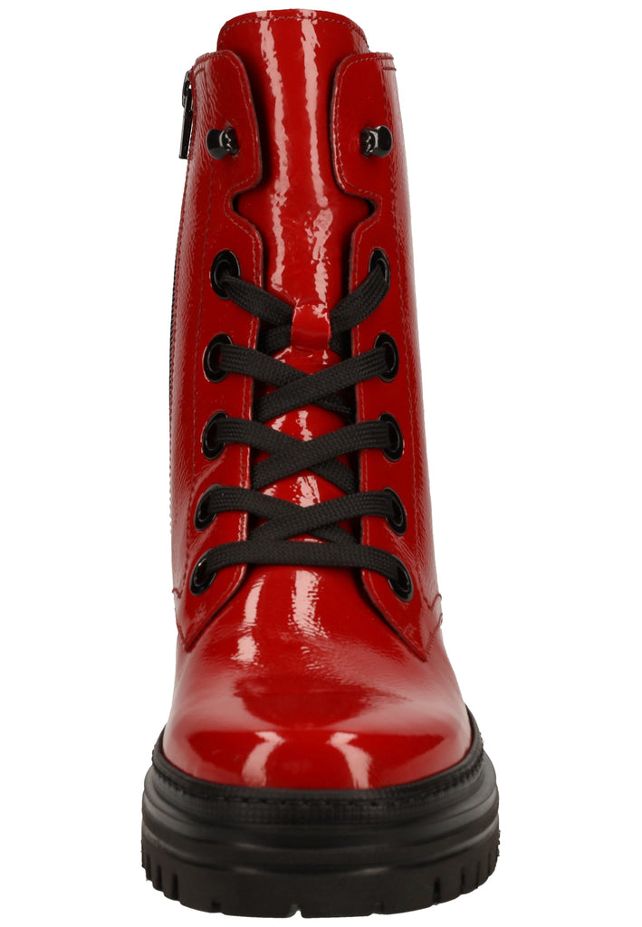 Gabor Stiefelette Leder Rot/Schwarz - surf4shoes