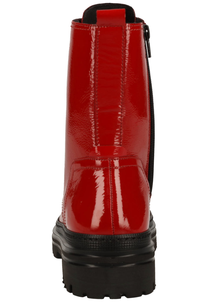 Gabor Stiefelette Leder Rot/Schwarz - surf4shoes