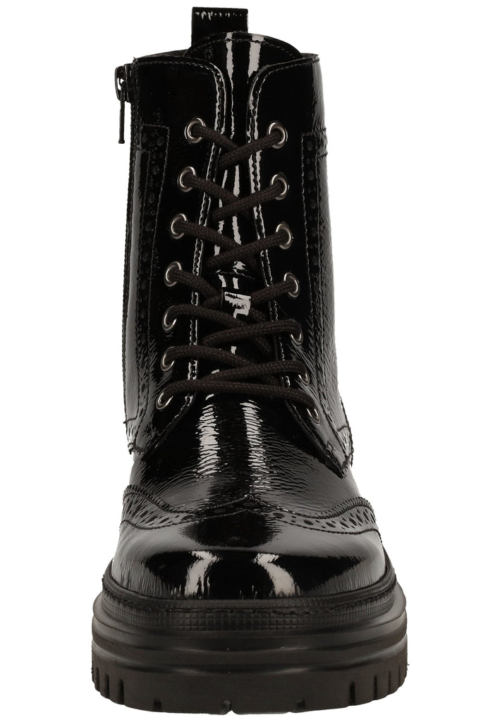 Gabor Stiefelette Leder Schwarz - surf4shoes