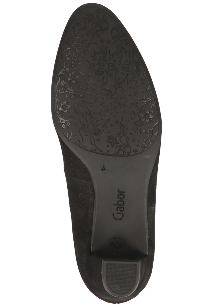 Gabor Pumps Leder Schwarz - surf4shoes