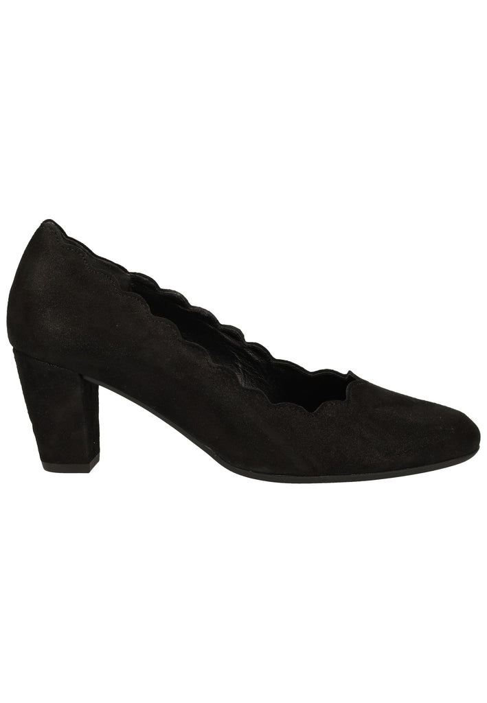 Gabor Pumps Leder Schwarz - surf4shoes