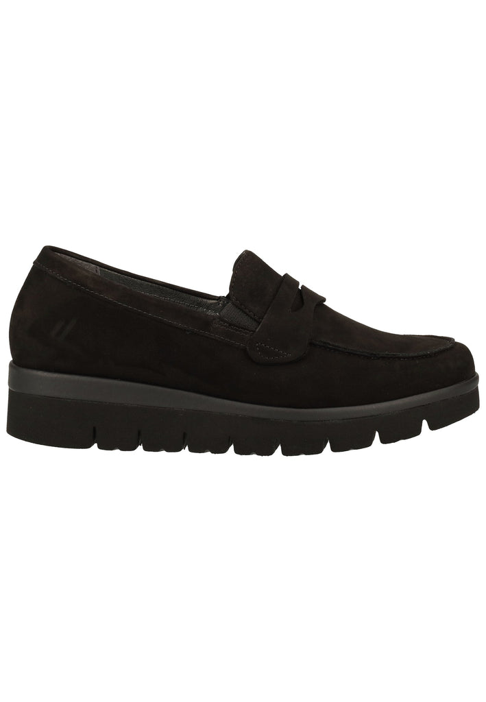 Gabor Slipper Nubukleder Schwarz - surf4shoes