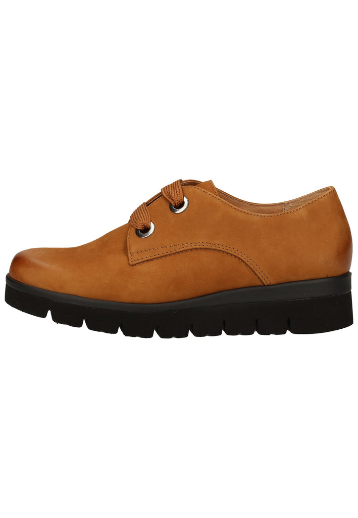 Gabor Halbschuhe Leder Kupfer - surf4shoes