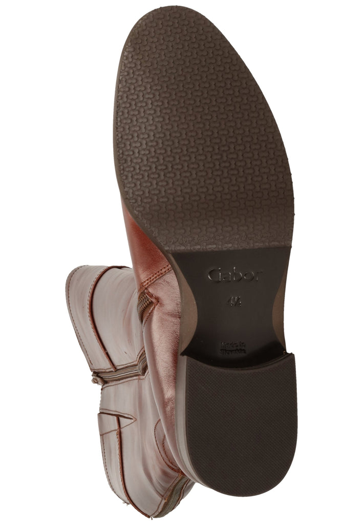 Gabor Stiefel Glattleder Braun - surf4shoes