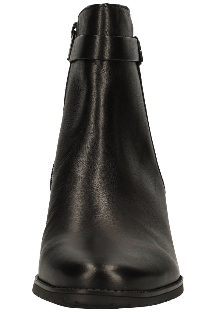 Gabor Stiefelette Glattleder Schwarz - surf4shoes