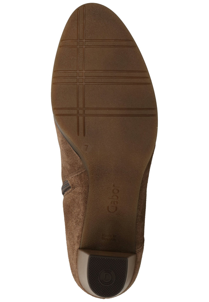 Gabor Stiefelette Leder Braun - surf4shoes