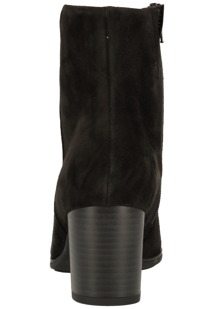 Gabor Stiefelette Leder Schwarz - surf4shoes