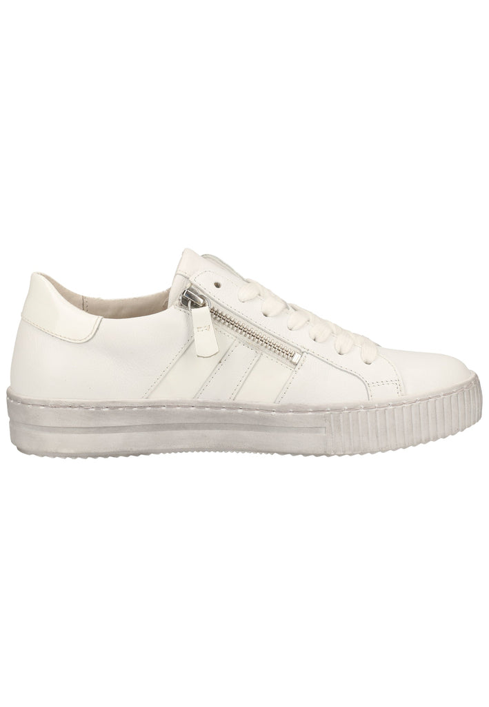 Gabor Sneaker Glattleder Weiß - surf4shoes