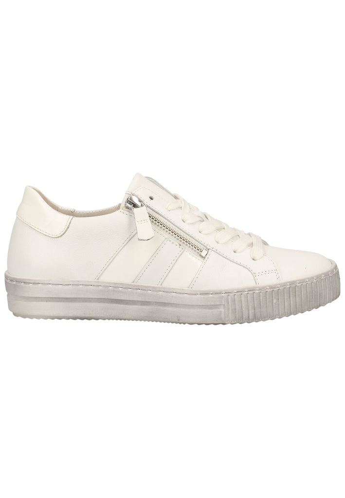 Gabor Sneaker Glattleder Weiß - surf4shoes