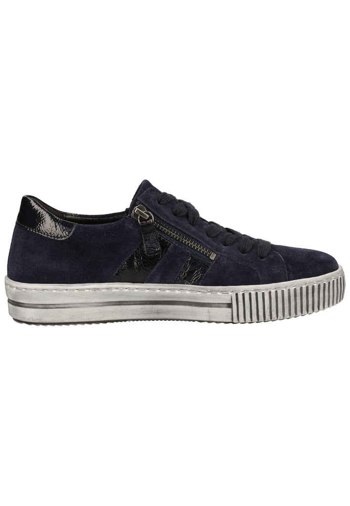 Gabor Sneaker Veloursleder Marine - surf4shoes