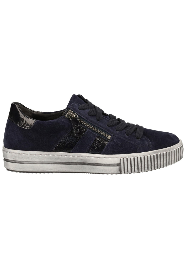 Gabor Sneaker Veloursleder Marine - surf4shoes