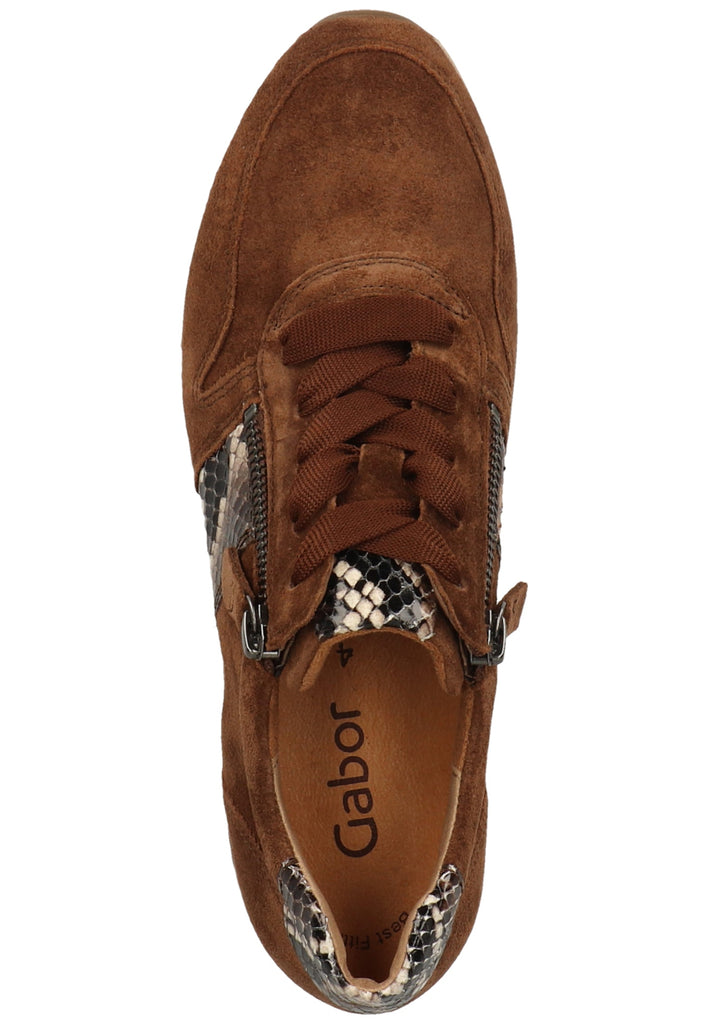 Gabor Sneaker Leder Whisky - surf4shoes