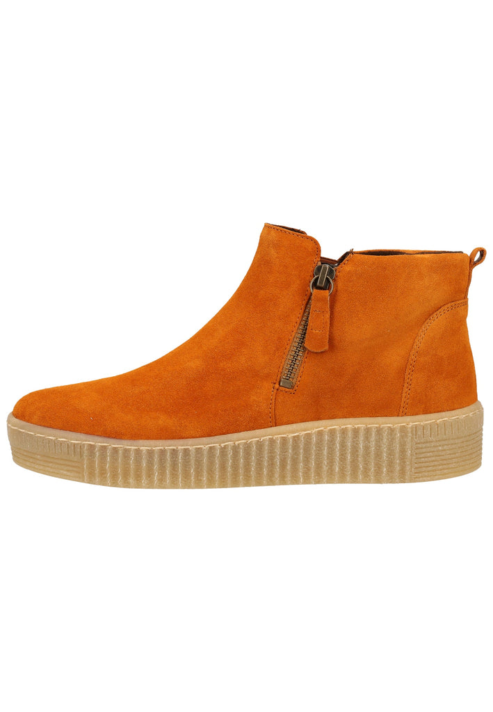 Gabor Stiefelette Veloursleder Gelb - surf4shoes