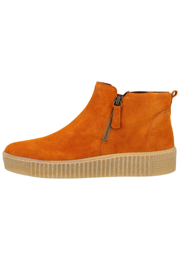 Gabor Stiefelette Veloursleder Gelb - surf4shoes