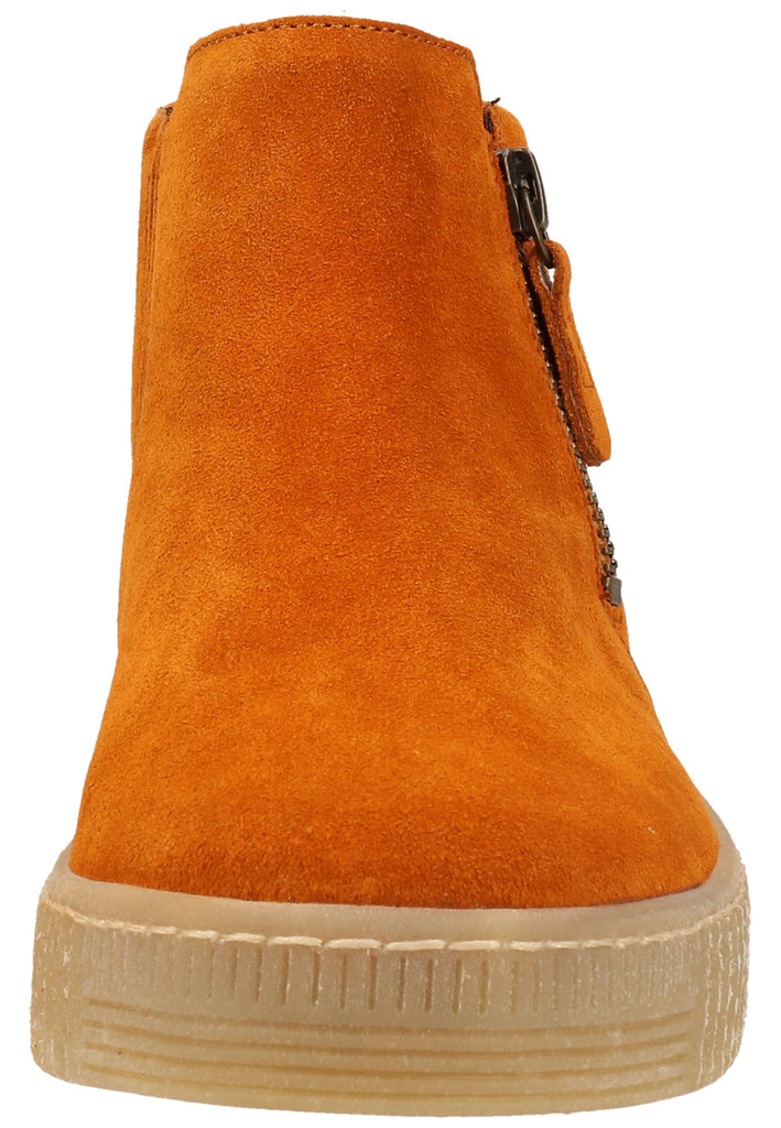 Gabor Stiefelette Veloursleder Gelb - surf4shoes